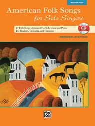 American Folk Songs for Solo Singers Vocal Solo & Collections sheet music cover Thumbnail